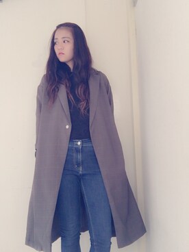 「SAVOY（サボイ）のアイテム」を使った、macoyan.さん（レディース・165cm）の秋コーディネート