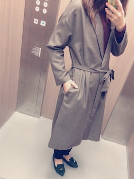 「SAVOY（サボイ）のアイテム」を使った、macoyan.さん（レディース・165cm）の冬コーディネート