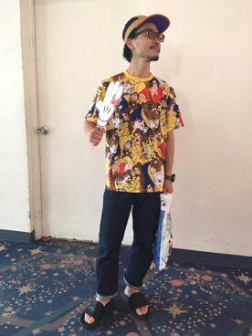 「I&ME（アイアンドミー）のアイテム」を使った、ハタノさん（メンズ・170cm）の春コーディネート