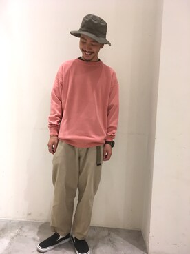 ハタノさん（メンズ・170cm）の夏コーディネート