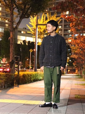 ハタノさん（メンズ・170cm）の秋コーディネート