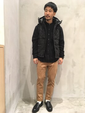 「CIAOPANIC TYPY」｜「アイテム（その他アウター）」を使った、ハタノさん（メンズ・170cm）の秋コーディネート