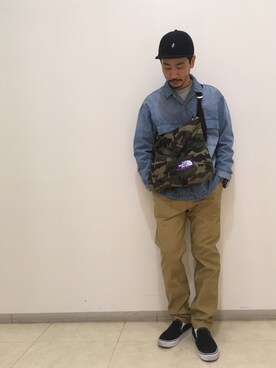 「CIAOPANIC TYPY（チャオパニックティピー）のアイテム（デニムジャケット）」を使った、ハタノさん（メンズ・170cm）の冬コーディネート