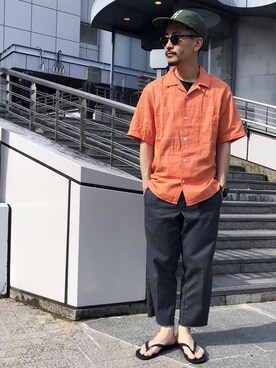 ハタノさん（メンズ・170cm）の夏コーディネート