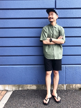 ハタノさん（メンズ・170cm）の夏コーディネート