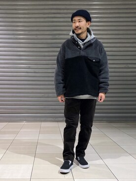 「CIAOPANIC TYPY（チャオパニックティピー）のアイテム（その他アウター）」を使った、ハタノさん（メンズ・170cm）の秋コーディネート