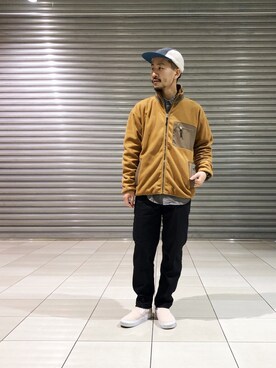 「CIAOPANIC TYPY（チャオパニックティピー）のアイテム（その他アウター）」を使った、ハタノさん（メンズ・170cm）の冬コーディネート