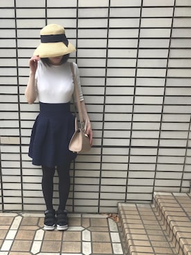 「ジミーチュウ」｜younaさん（レディース・154cm）の夏コーディネート