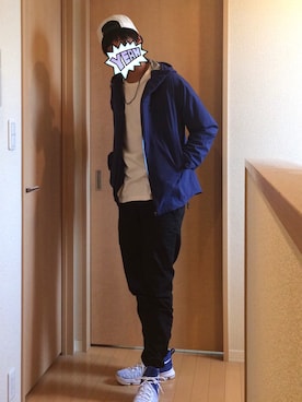 「RAGEBLUE（レイジブルー）のアイテム（マウンテンパーカー）」を使った、ダーさんさん（メンズ・182cm）の冬コーディネート