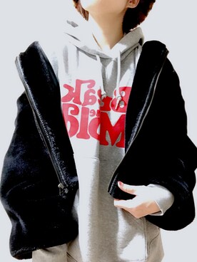 「Another Edition（アナザーエディション）のアイテム（その他アウター）」を使った、ayumiさん（レディース・170cm）の冬コーディネート