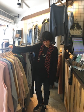 「blue」｜「アイテム（インテリア）」を使った、Lulupapaさん（レディース・170cm）の冬コーディネート