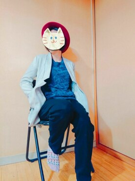 「TORNADO MART（トルネードマート）のアイテム（ジャケット/アウター）」を使った、SERESさん（レディース・155cm）の秋コーディネート