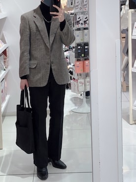「endevice（エンデヴァイス）のアイテム（シューズ）」を使った、ぽたとさん（メンズ・163cm）の冬コーディネート