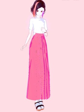 青梅市ご当地Vtuber「青梅リン」さんのコーディネート