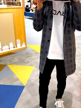 「AZUL（アズール）のアイテム（ジャケット/アウター）」を使った、tomotarou99さん（メンズ・183cm）の春コーディネート