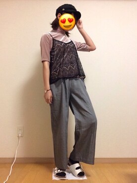 「アイテム（ヘアゴム）」を使った、gukutanさん（レディース・160cm・10代）の秋コーディネート