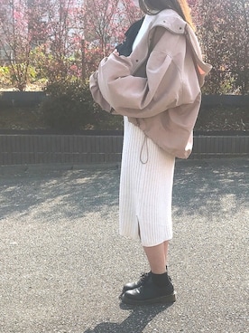 「apres jour（アプレジュール）のアイテム（マウンテンパーカー）」を使った、はあさん（レディース・156cm）の春コーディネート