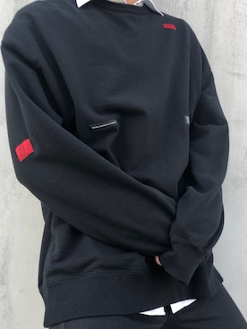 「LAD MUSICIAN（ラッドミュージシャン）のアイテム（スウェット）」を使った、ださん（メンズ・175cm）の春コーディネート