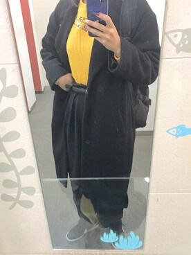 「寒い」｜「アイテム（PC・スマホグッズ/家電）」を使った、moeさん（レディース・166cm）の冬コーディネート