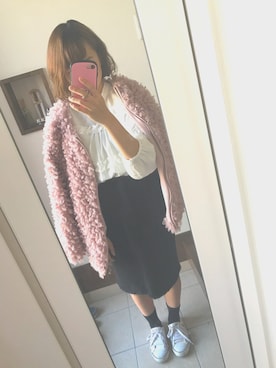 「ohotoro」｜「アイテム（ジャケット/アウター）」を使った、▼▷▲ ◁さん（レディース・158cm）の秋コーディネート