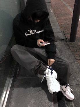 「アイテム（カーゴパンツ）」を使った、5uicide_さん（メンズ・176cm）の秋コーディネート
