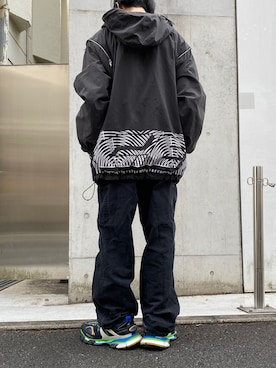 「C.E（シーイー）のアイテム（ジャケット/アウター）」を使った、5uicide_さん（メンズ・176cm）の春コーディネート