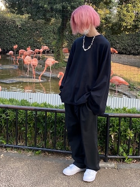 「LAD MUSICIAN（ラッドミュージシャン）のアイテム（スウェット）」を使った、5uicide_さん（メンズ・176cm）の秋コーディネート
