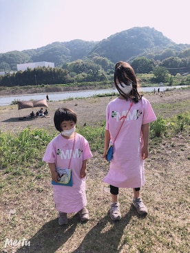 Girls ディズニー ラブ ミニー マウス コレクション バイ アンブッシュ Tワンピース 半袖 を使ったその他ユーザーのキッズ人気ファッションコーディネート Wear