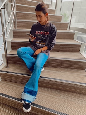 「anap mimpi（アナップミンピ）のアイテム」を使った、yuho_wearさん（レディース・164cm）の秋コーディネート