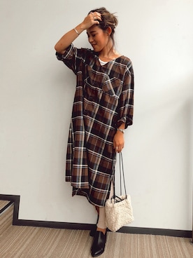 「anap mimpi（アナップミンピ）のアイテム」を使った、yuho_wearさん（レディース・164cm）の秋コーディネート