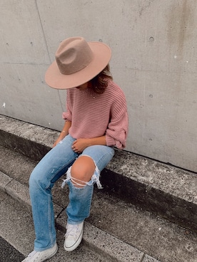 「anap mimpi（アナップミンピ）のアイテム」を使った、yuho_wearさん（レディース・164cm）の秋コーディネート