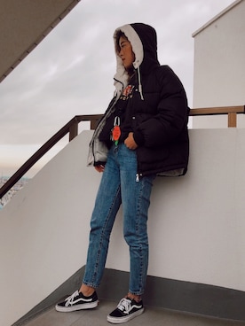 「anap mimpi（アナップミンピ）のアイテム」を使った、yuho_wearさん（レディース・164cm）の冬コーディネート