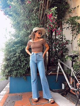 「anap mimpi（アナップミンピ）のアイテム」を使った、yuho_wearさん（レディース・164cm）の夏コーディネート