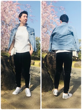 「2STAR」｜chi♡さん（メンズ・178cm）の春コーディネート