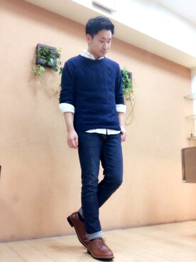 kyosukeさん（メンズ・172cm）の冬コーディネート