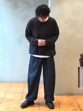 「ASEEDONCLOUD（アシードンクラウド）のアイテム」を使った、kyosukeさん（メンズ・172cm）の秋コーディネート