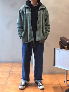 「STUDIOUS（ステュディオス）のアイテム（パーカー）」を使った、kyosukeさん（メンズ・172cm）の冬コーディネート