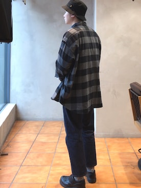 「Alpha Industries（アルファインダストリーズ）のアイテム（帽子）」を使った、kyosukeさん（メンズ・172cm）の冬コーディネート