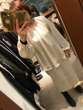 「ワントーンコーディネート」｜チカさん（レディース・150cm）の夏コーディネート
