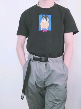 「:CHOCOOLATEのアイテム」を使った、-祈陽-さん（メンズ・165cm）の春コーディネート