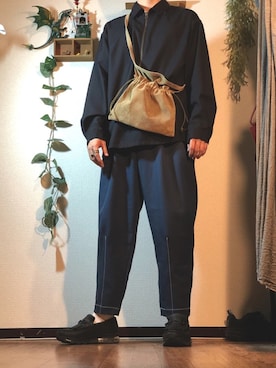 「チャイハネ（チャイハネ）のアイテム（リング）」を使った、えじおさん（メンズ・168cm）の秋コーディネート