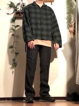 「チャイハネ（チャイハネ）のアイテム（リング）」を使った、えじおさん（メンズ・168cm）の秋コーディネート