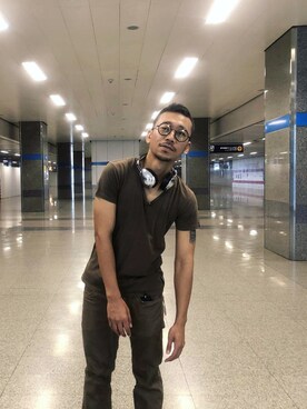 「cotton on（コットンオン）のアイテム」を使った、Finn W Yutthanaさん（メンズ・165cm）の冬コーディネート
