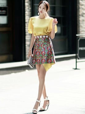 「pattern」｜DINTさん（レディース・172cm）の夏コーディネート