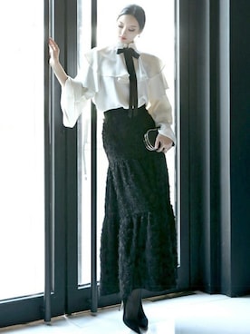 「DINT（ディント）のアイテム」を使った、DINTさん（レディース・172cm）の秋コーディネート