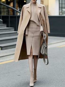 「DINT（ディント）のアイテム」を使った、DINTさん（レディース・172cm）の秋コーディネート