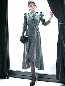 「DINT（ディント）のアイテム」を使った、DINTさん（レディース・172cm）の秋コーディネート