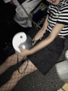「UNIF（ユニフ）のアイテム（サンダル）」を使った、ミラさん（レディース・150cm）の夏コーディネート