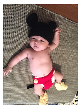 「XXX（マミロ）のアイテム」を使った、m & s & nさん（キッズ・90cm）の秋コーディネート