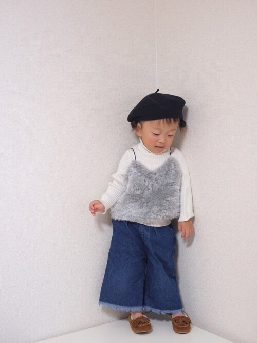 帽子 その他 を使った ベレー帽 のキッズ人気ファッションコーディネート 地域 日本 髪型 ベリーショートヘアー Radiopio12